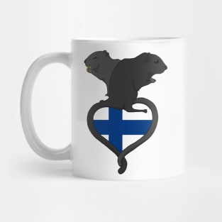 Gerbil Finland (dark) Mug
